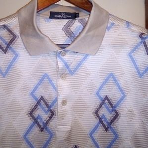 Bugatchi Uomo Italy Polo Golf Shirt Medium